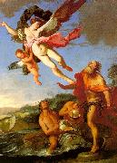 CARPIONI, Giulio Neptune Chasing Coronis oil painting artist